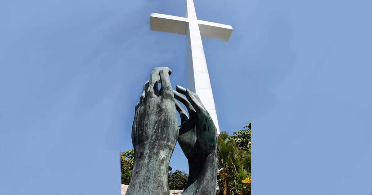 Capilla de la Paz monument in Acapulco Mexico.